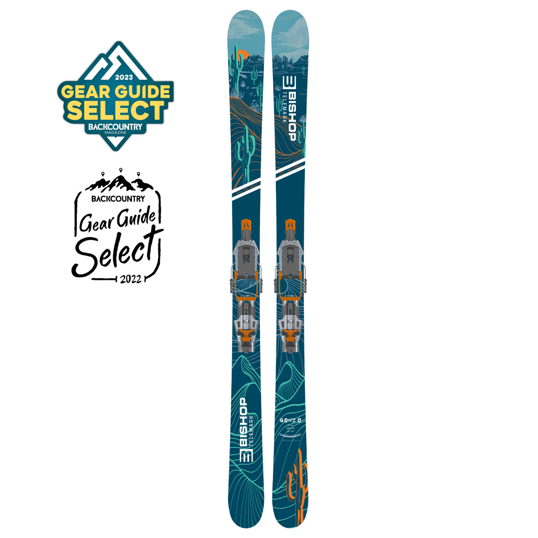 ☆ ゼロ G 85+95 TLTインビス シール+クランポン ツアースキーセット 2024 GONZO – Bishop Telemark